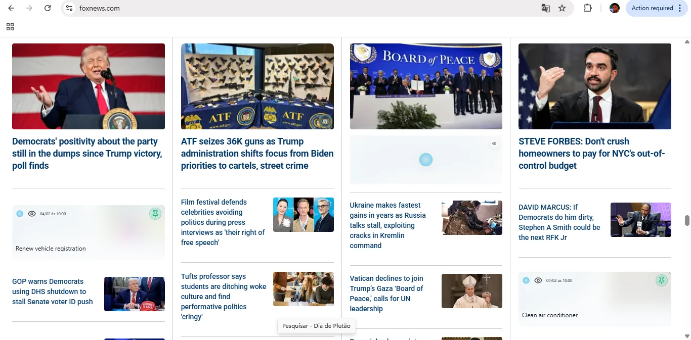 Fox News with personalized reminders